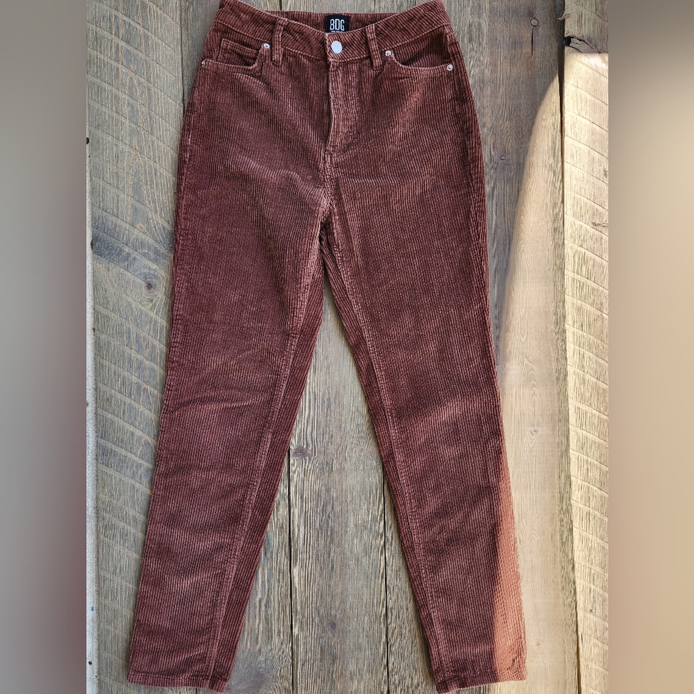 Women's BDG Rust Brown Corduroy Jeans Sz 25